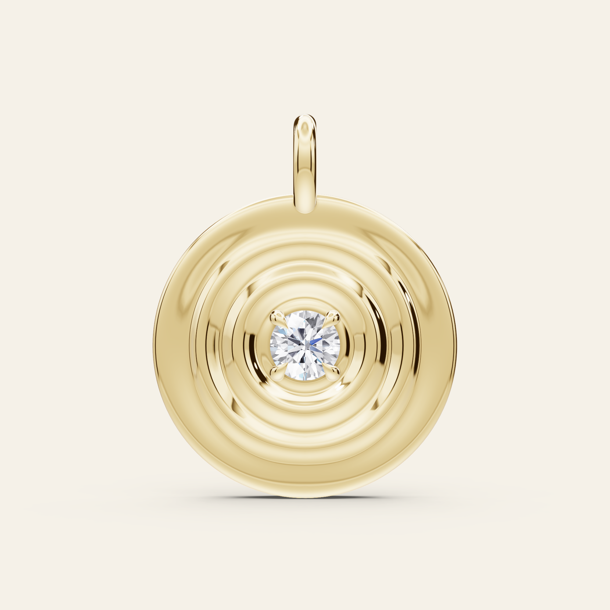 Gold diamond pendant from The Everyday collection